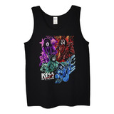 Polera Musculosa Kiss End Of The Road World Rock Abominatron