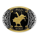 Fivela Country Touro  Bull Rider - Tam G - 12149fj Pd