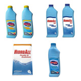 Kit Com 6 Produtos Para Limpeza De Piscina Hidroall