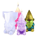 Christmas Silicone Molds, 3d Gnome Candle Molds Silicone,