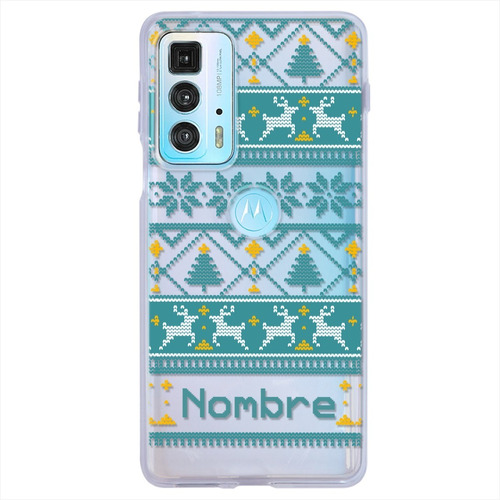 Funda Para Motorola Ugly Sweater Personalizada Con Nombre