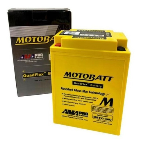 Bateria Motobatt Mbtx14au 16,5ah Honda Cb 750 Four 7 Galo