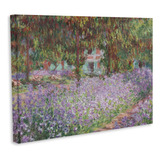 Cuadro Decorativo Canvas 25*30cm Arte Jardin Iris Monet