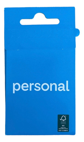  Chip Sim 4g Personal 3 En 1 Prepago Standard, Micro, Nano