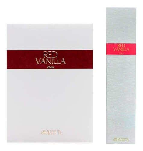 Perfumes Importado Zara Woman Red Vanilla Edt - 90ml + 10ml