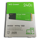Unidad Ssd Western Digital Wd Green Sn350 Wds240g2g0c 240gb