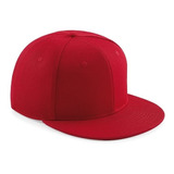 Gorra Plana Snack Pack Unicolor Rojo Original