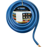 Cable Porta Electrodo Azul 1x50 Nasello 10mts Ø Ext 14mm