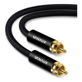 Vanaux Cable De Subwoofer Digital Coaxial Cable De Audio 1 R