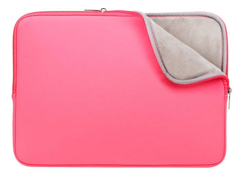 Funda P/ Laptop Rainyear, Terciopelo Int, 15''-15.4'', Rosa