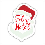 Placa Quadro Feliz Natal Papai Noel 2 - Decoração 