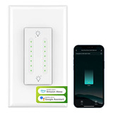 Interruptor De Intensidad Dual Ghome Smart Compatible Con Al