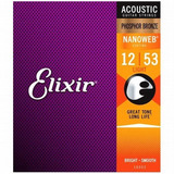 Encordoamento Elixir 012 Bronze Phosphor 16052 - Made In Usa