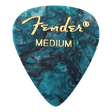 Púas De Guitarra De Celuloide Fender Premium, Forma 351, Tur