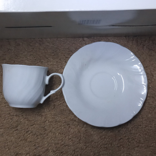 Tazas Antiguas De Café X 6 + Platos X 6 Porcelana Vario