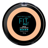 Base De Maquillaje En Polvo Maybelline Fit Me Mate & Sin Poros Maquillaje En Polvo - 12g