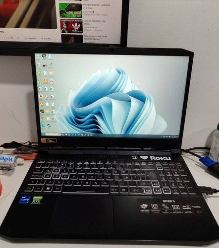 Lap Acer Nitro5 Core I7 Rtx 3050, 16 Ram 120gb Sata, 1tb M.2