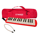 Melodica 32 Notas Roja Etinger