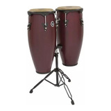 Conga Lp 647ny City (11 12) Con Stand Rojo Vinotinto Natural