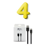 Kit 4 Piezas Cable Tipo C 2.1a 1 Metro Mayoreo 1hora Cab237