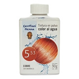  Tinturas Henna Egyptian En Polvo X 90 Grs Al Agua Tono Cobre 5.53