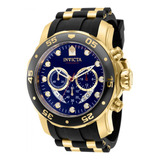 Reloj Invicta 37229 Oro, Negro Hombres