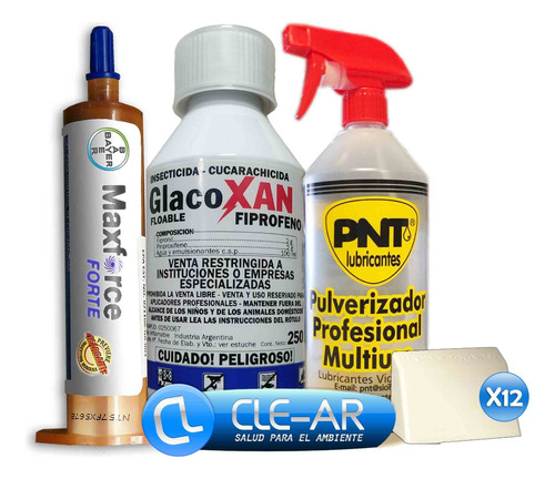 Kit Control Cucaracha Germanica Alemana Chiquita Maxforce