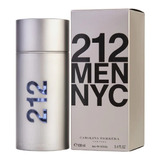 212 Men Carolina Herrera Edt 100 Ml Para Hombre