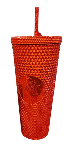 Starbucks Studded Cromo Rojo Navidad 710ml Original