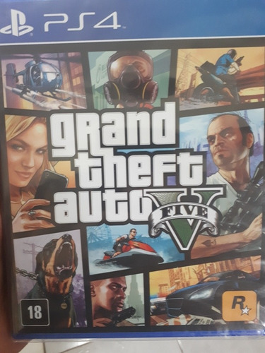 Grand Theft Auto V Gta 5 Em Português Ps4 