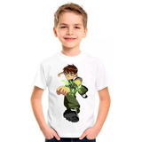 Camiseta Camisa Desenho Ben10 Criança Moleton Infantil15