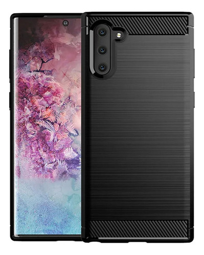 Funda Tpu Antigolpe Carbon Para Samsung Note 8 9 10 Plus 