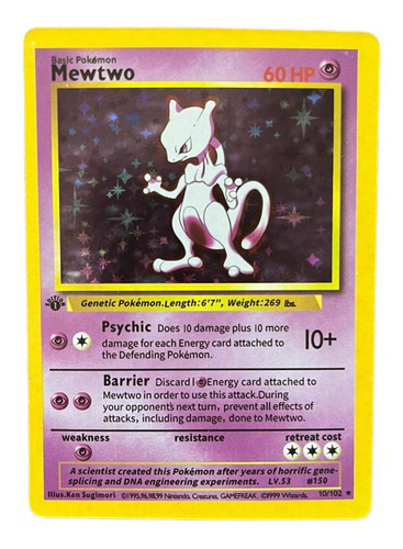 Pokémon Tcg Tarjeta, Mewtwo