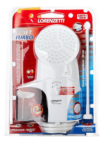 Ducha Top Jet Turbo 220v 7500w (ducha + Pressurizador) L&z