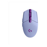 Mouse Logitech Gamer G305 Lightspeed Sem Fio Opt Usb Lilas