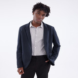 Blazer Hombre Seven  Negro Poliéster 45400032-10