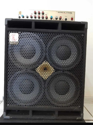 Cabezal Eden Wt800 Amplificador Y  Bafle D 410 Xlt 4 Ohmios