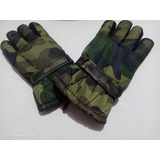 Pack De Guantes Militar Termicos Nieve Repelentes Con Gorro