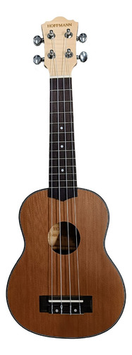 Ukelele Soprano Con Funda Hoffmann Tapa Abeto Solida 