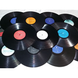 Kit 30 Discos De Vinil Para Decoração E Artesanato 30 Cm