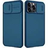 Carcasa Nillkin Camshield Pro Para iPhone 13 /pro/max Color Azul iPhone 13 Pro Max