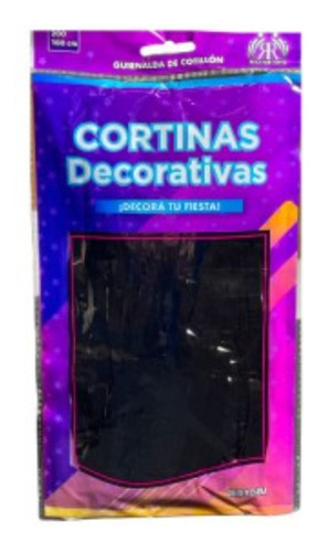 Party Store - Cortina Metalizada 1mt X 2mt Decoracion Fiesta