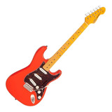 Guitarra Vintage V6 Reissued- Stratocaster Firenza Red