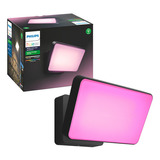 Reflector Philips Hue Foco Proyector De Area Rgb Discover Color De La Carcasa Negro