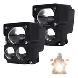 Faros Delanteros Para Motocicletas, Suv, Led, Antiniebla, 2