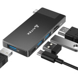 Aitek Usb-c Mini Hub Retráctil: Monitor Hdmi 4k 5 En 1 4k Ad