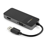 Adaptador De Video Externo Usb 3.0 A Hdmi Y Vga - 4k 30hz 