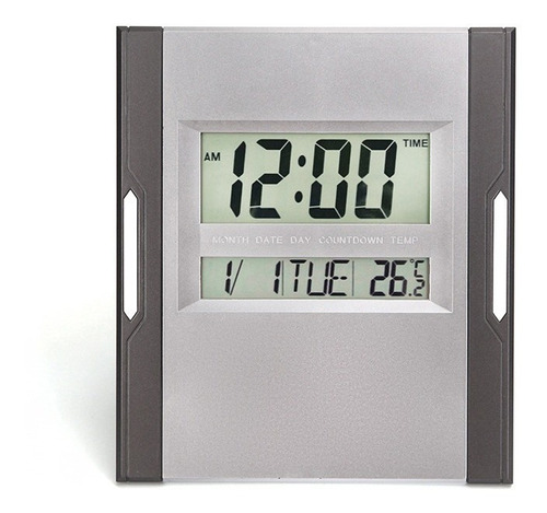 Relógio De Mesa Ou Parede Digital C/ Termômetro Alarme 3886n