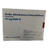Ácido Alendrónico/colecalciferol 70mg 4 Tabletas