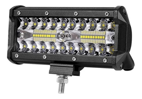 Faro Auxiliar Proyector Barra 40led Spot +flood 120w Auto Ns